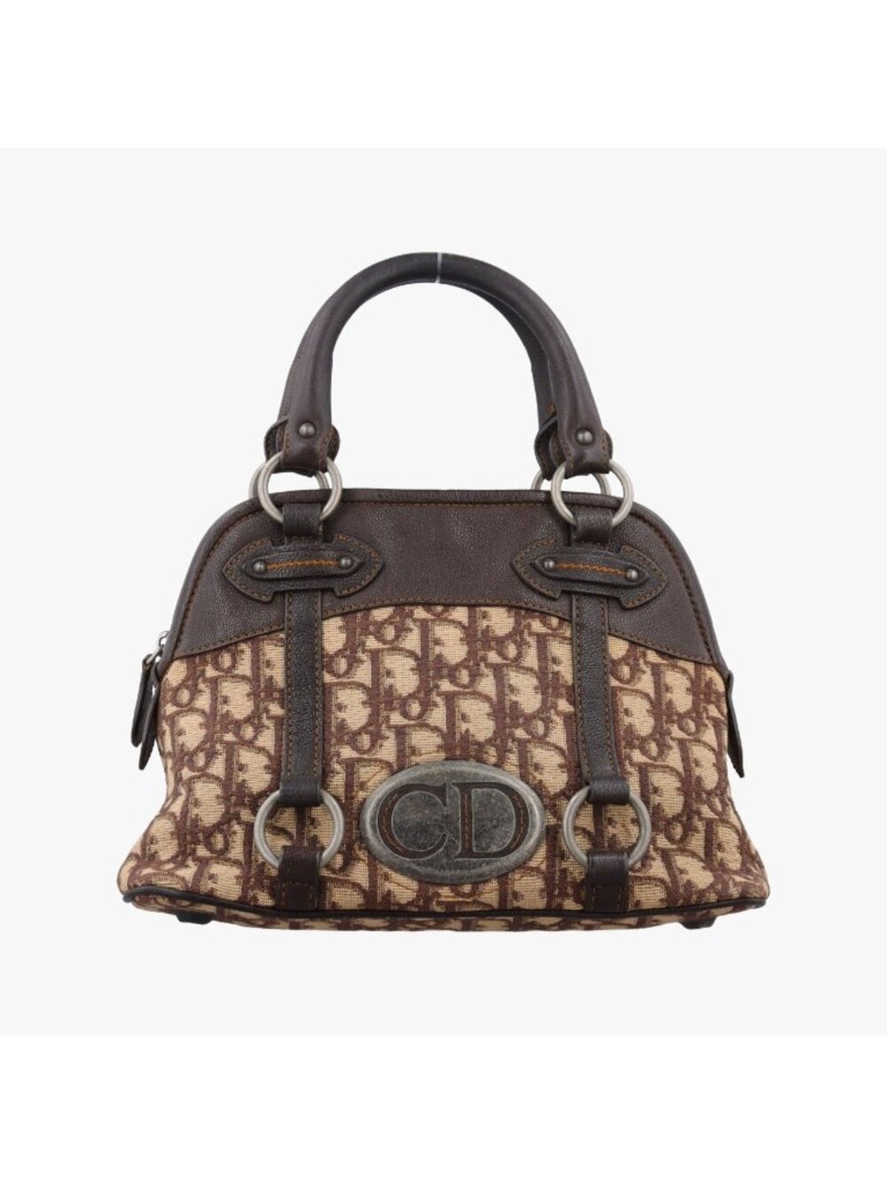 Dior Trotter Brown Canvas Leather